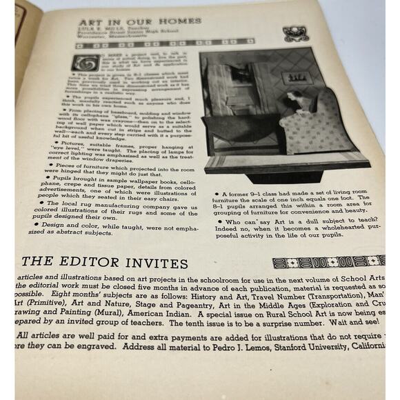 Magazine School Arts for Art Teachers Volume 37 #9 May 1938 - Picture 10 of 13